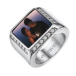 FindChic Personalized Class Rings for Men Signet