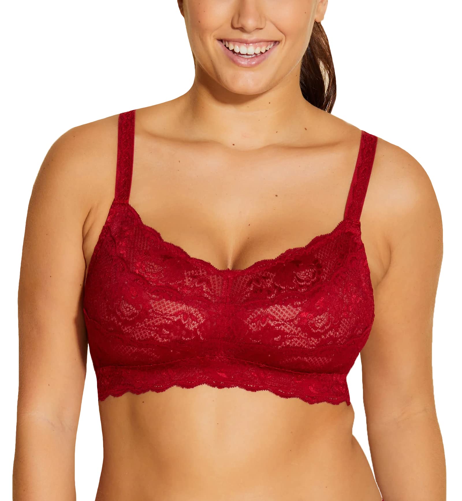 Cosabella Never Say Never Curvy Sweetie Bralette – Wireless Plus Size Bralette for Women with Support, Adjustable Straps