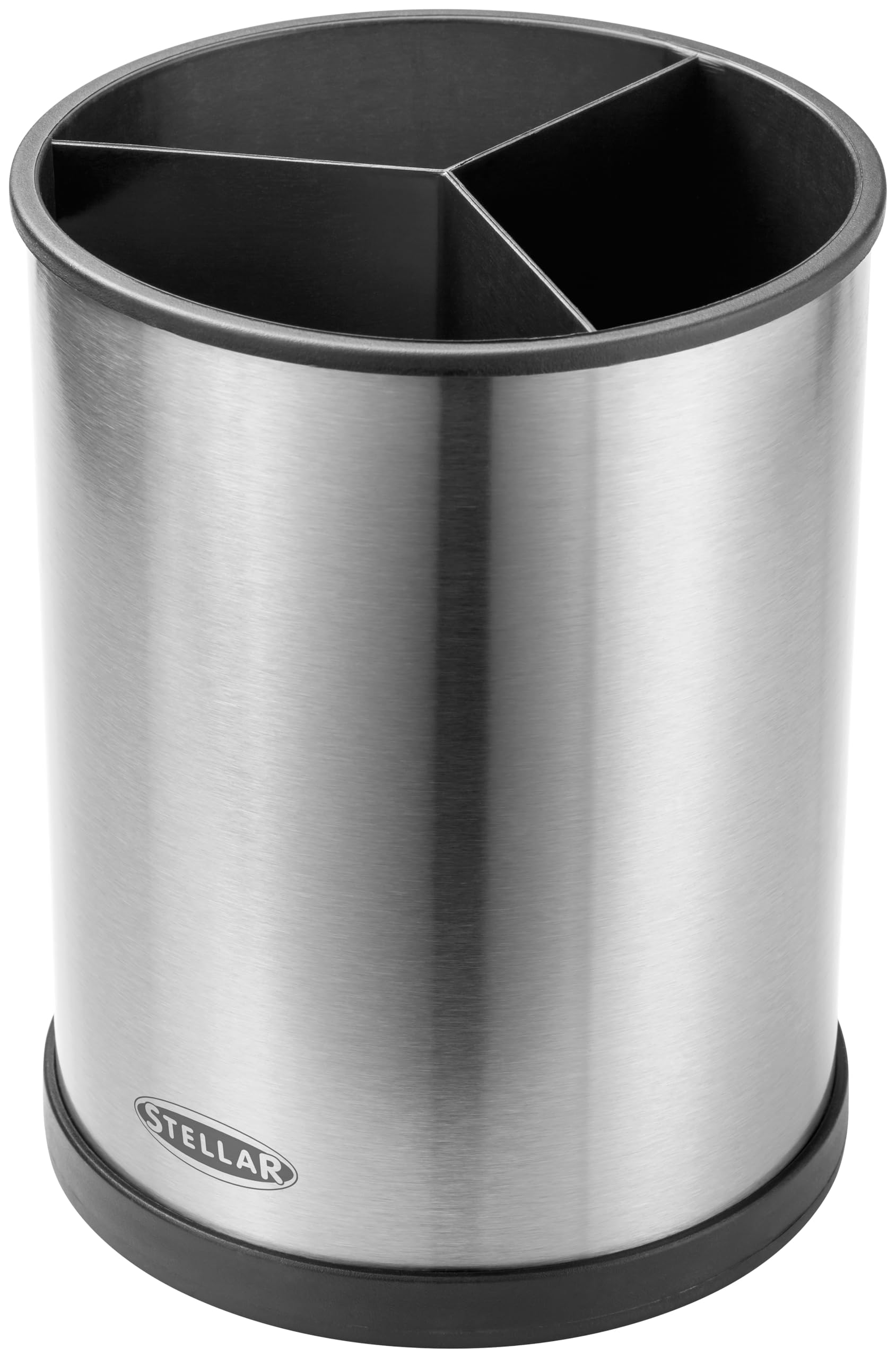 Stellar Kitchen Rotating Sink Caddy, Brushed Stainless Steel