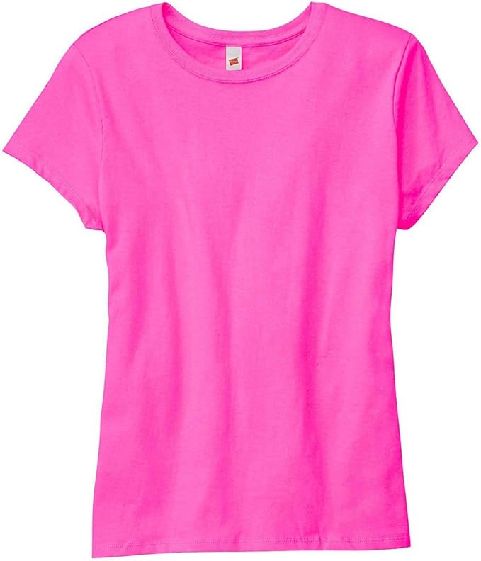 Hanes Women's TShirt Medium Pink Clothing