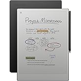 reMarkable Paper Pro Bundle – Premium Leather | Includes 11.8” reMarkable Paper Tablet, Marker Plus Pen with Eraser, and a Book Folio Cover in Black Leather