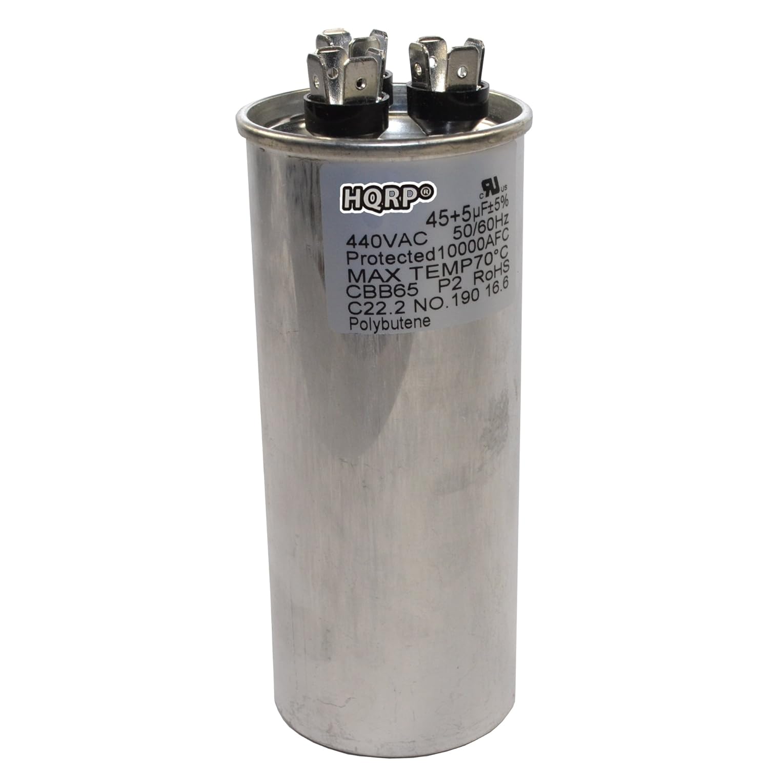 HQRP 10uf 370440V Capacitor for AC Electric Motor Run Start HVAC