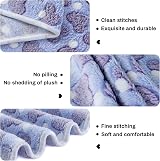 COMSLE Fluffy Dog Blanket 3 Pack Small Medium Large Plush Fleece view 3