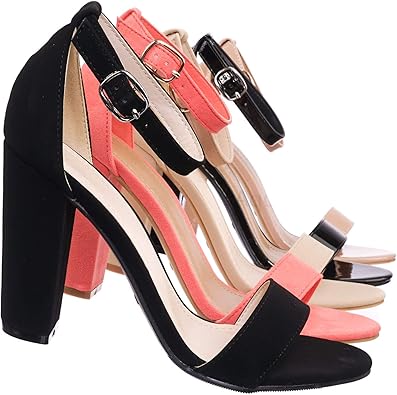 bamboo chunky heel
