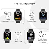 Popglory Smart Watch 1.85” AI Voice Calls 2 Straps 100+ Sports IP67 view 3
