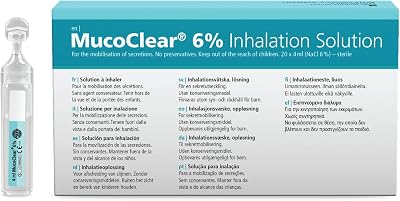 PARI MucoClear 6% Inhalation Solution Pack of 20 – Mucus Relief
