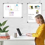 Dollar Boss Magnetic Whiteboard 30 x 40 cm Double-Sided with Aluminum Trim view 7