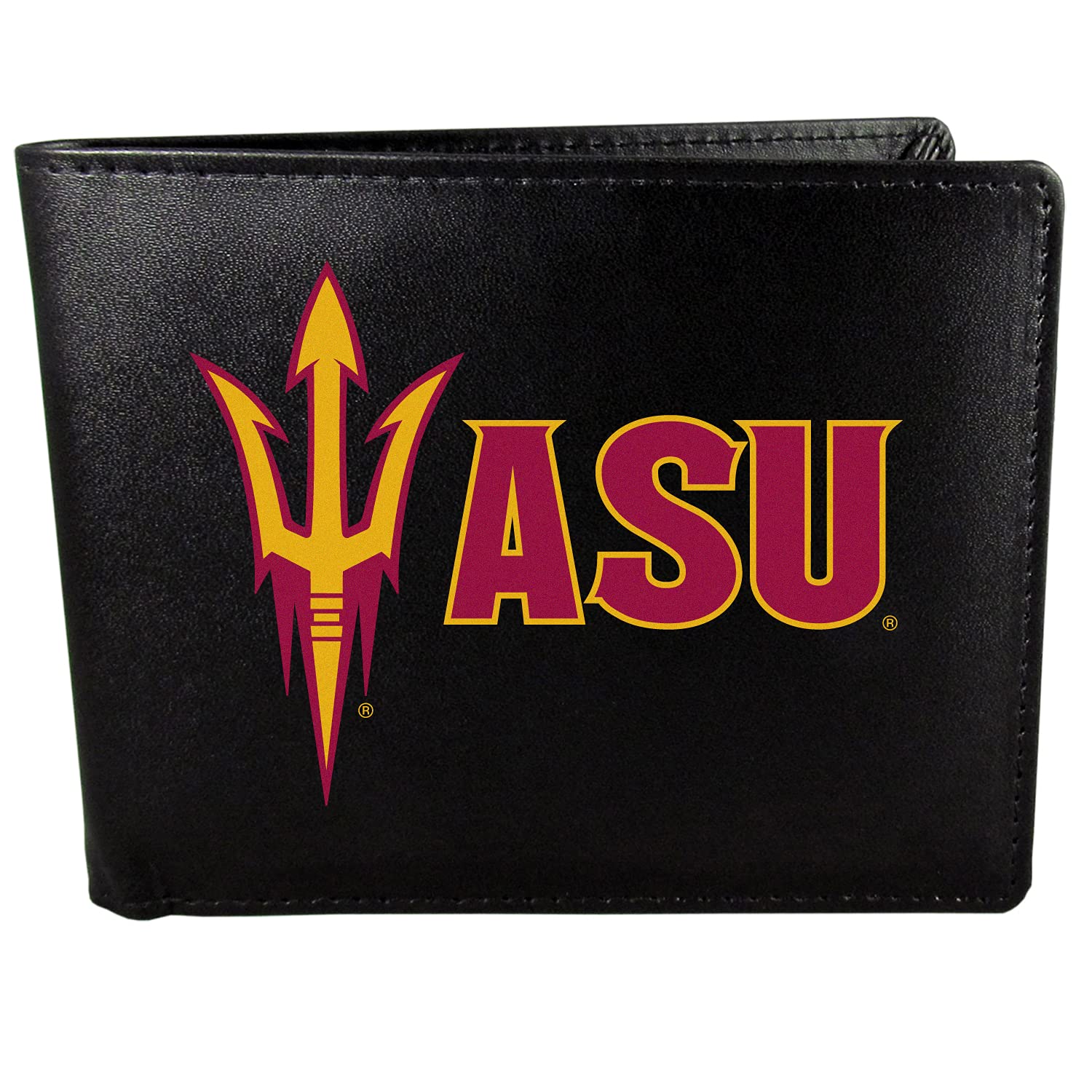 Siskiyou Sports NCAA Mens Arizona State Sun Devils Bi-fold Wallet Large Logo One Size Black