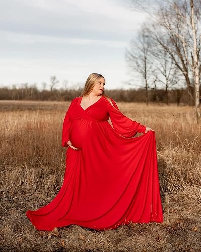 red flowy maternity dress Red TULLE DRESS Stripe Flowy Tutu/Lace Closed/Non Sheer/ Maternity Pregnancy Belly Session/Special Ocassion/Photo Prop Baby Shower