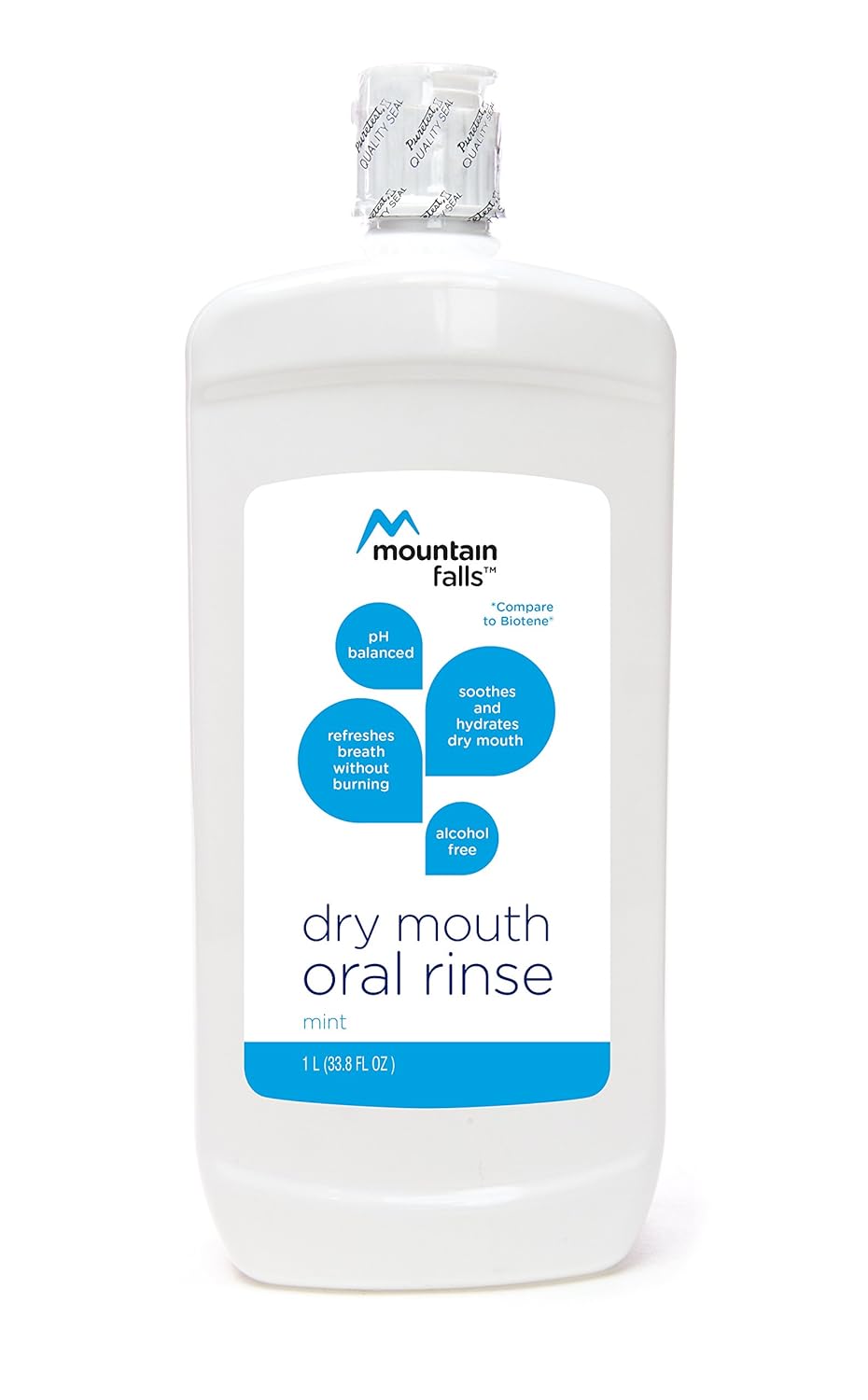 Mountain Falls Dry Mouth Oral Rinse Mint, 33.79 Fluid Ounce