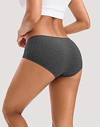INNERSY Womens Underwear Cotton Hipster Panties