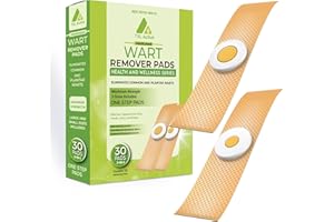 TXL Active Wart & Corn Remover Bandages: 30 Wart Remover Pads, Dual-Size Efficient, Safe, and Gentle Removal for All Wart & Corn Types on Hands and Feet, Ideal for Both Kids and Adults