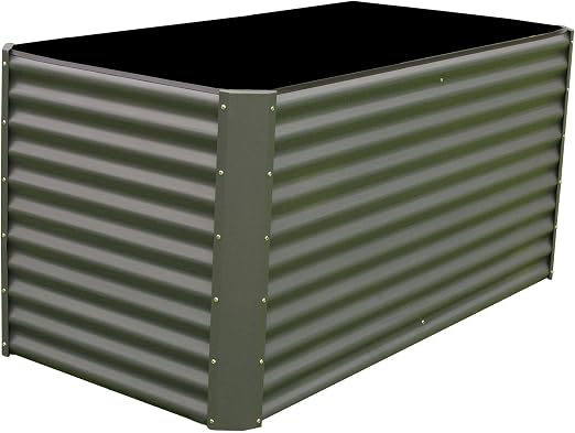 OUTFLEXX Bancal Zinc alume en Antracita, Aprox. 180 x 90 x 84 cm ...