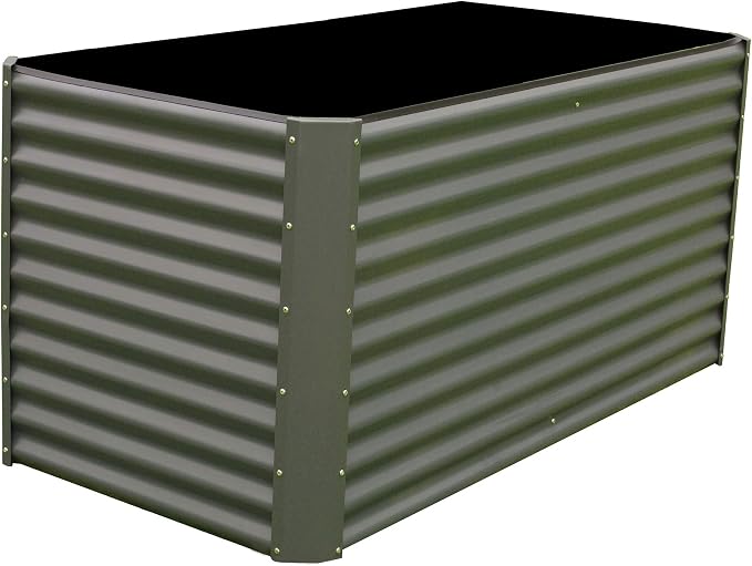 OUTFLEXX Bancal Zinc alume en Antracita, Aprox. 180 x 90 x 84 cm ...