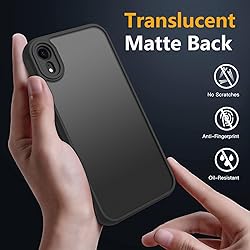 EUMADOVE for iPhone XR Case Translucent Matte Phone