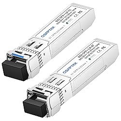 1 Pair 10G SFP+ Bidi Transceivers, 10gbe SFP LC
