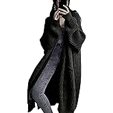 GUTPOINT Womens Long Cardigan Sweaters Open Front Oversized Duster with Pocket for Women 2025 Fall Winter Knit Design Coats