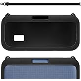 Geekria Silicone Speaker Case Cover Compatible with Bose SoundLink Max Case, Protective Soft Skin, Replacement Portable Speakers Travel Carrying Sleeve with Shoulder Strap (Black)