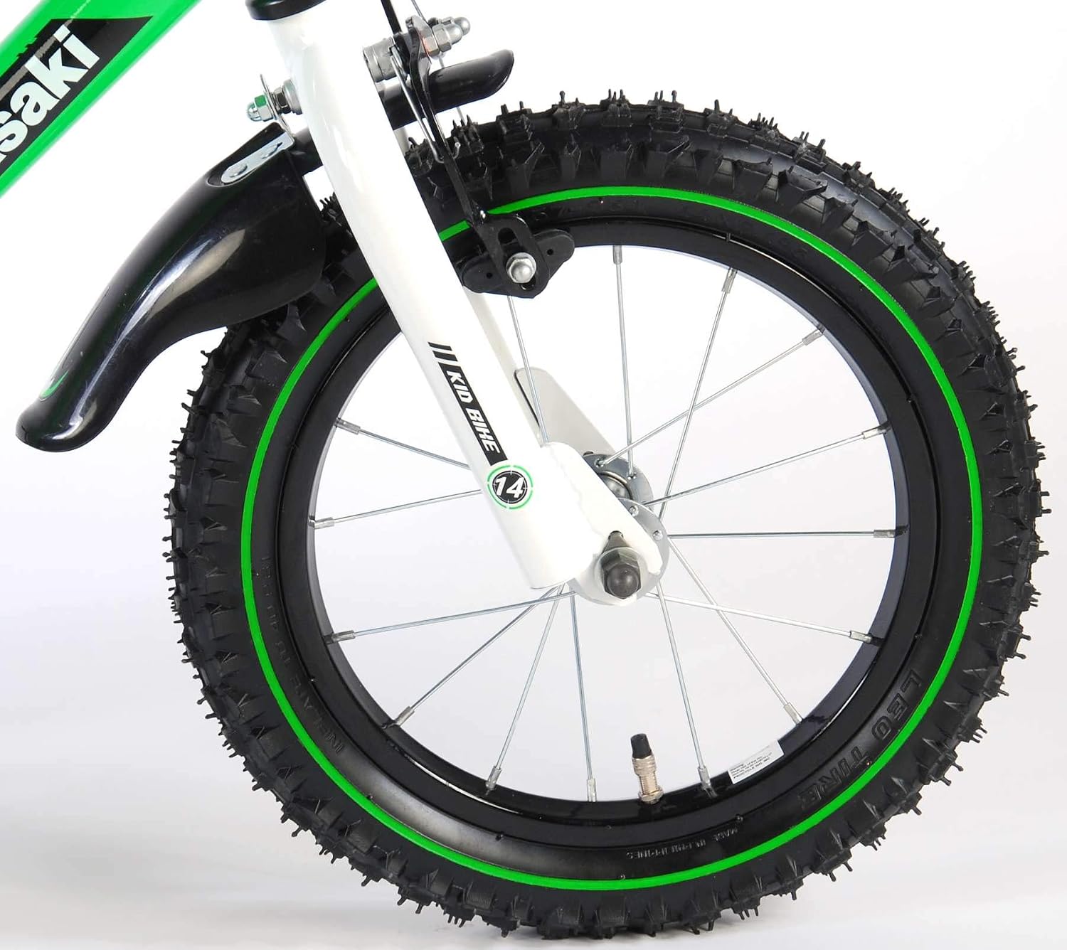 Biciclette e tricicli Kawasaki Bici Bicicletta Bambino 14 Pollici con  Ruotine Rimovibili Verde 95% assemblata urban-earth.co.uk