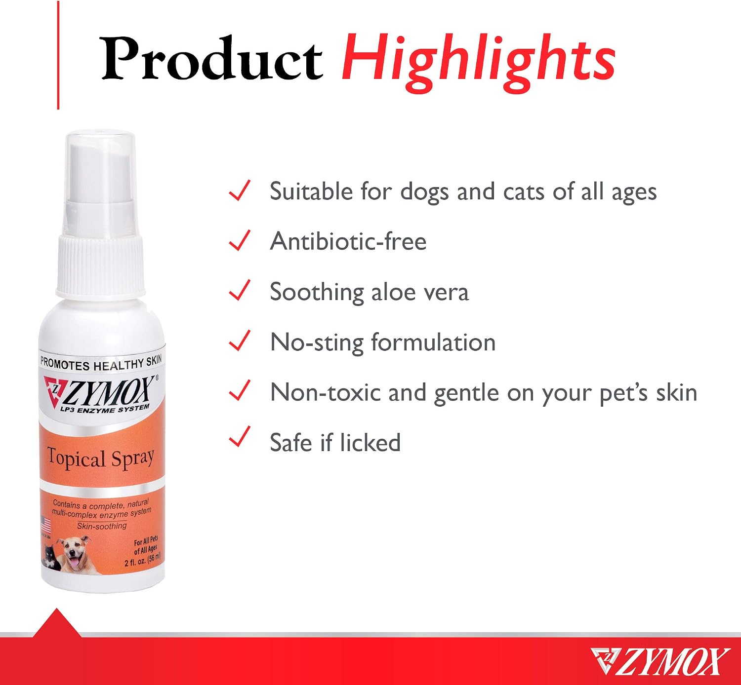 Zymox Spray without Hydrocortisone (2 oz) - Image 4