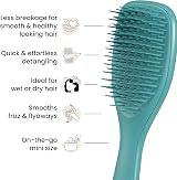 Tangle Teezer Mini Ultimate Detangler Teal - For Wet & Dry Hair view 5