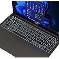 Keyboard Cover for 16" Samsung Galaxy Book 3 Book4 Ultra Pro NP964XFG NP960XFG NP964XGK NP960XGK NP960XGL/15.6" Galaxy Book 3 360/Galaxy Book Pro 15.6" NP950XDB,Samsung Galaxy Book 4 360 Skin-Black