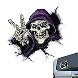 icykale 1 PC Car Halloween Ghost Face Decoration