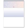 DocuGard Blue/Red Premier Prismatic Top High Security Check Paper - Laser/Inkjet Printer Compatible - 13 Security Features - 500 Blank Business Checks (04532)