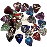 Fender Premium Picks Sampler - 24 Pack Includes Thin, Medium & Heavy Gauges (Austin Bazaar Exclusive)