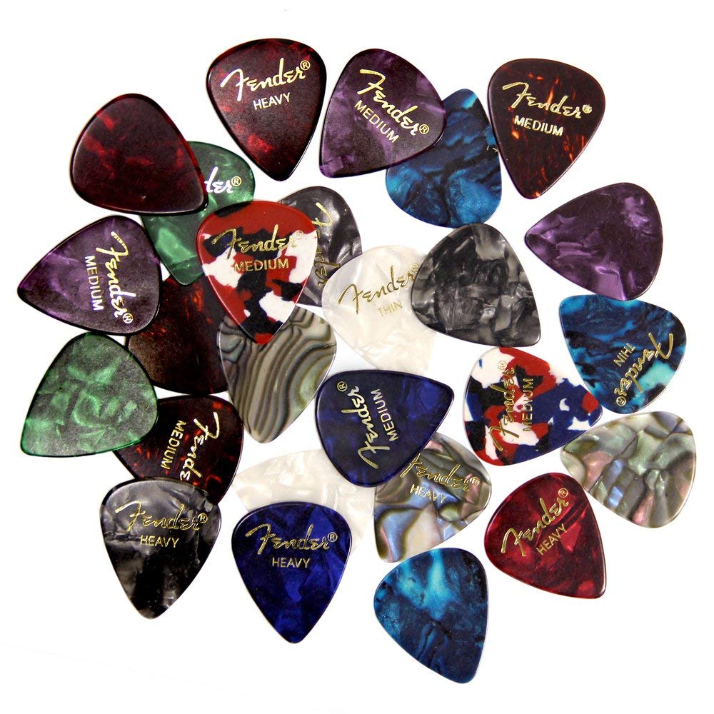 Fender Premium Picks Sampler - 24 Pack Includes