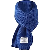 PESAAT Kids Winter Infinity Scarf Knit Toddler Boy Girls Scarves Cotton Outdoor Neck Warmer for Children 3-15 Years