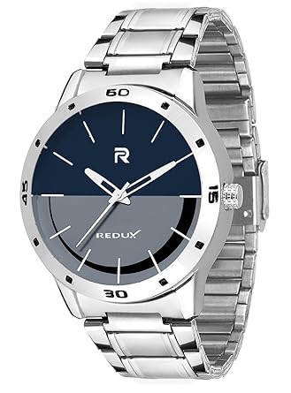 Redux Stainless Steel Blue & Grey Dial Analog Mens Watch (RWS0042S)