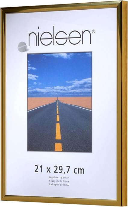 Nielsen Pearl Polished Gold 21 X 29 7 Cm Gold Certificate Frames Amazon Co Uk Kitchen Home