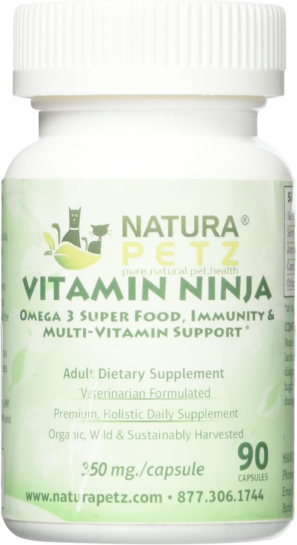 Natura Petz Organics Vitamin Ninja Adult Formula for Dogs and Cats