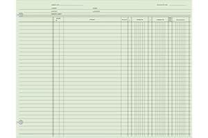 PRINTEZ Accounting Ledger Sheets - End Balance