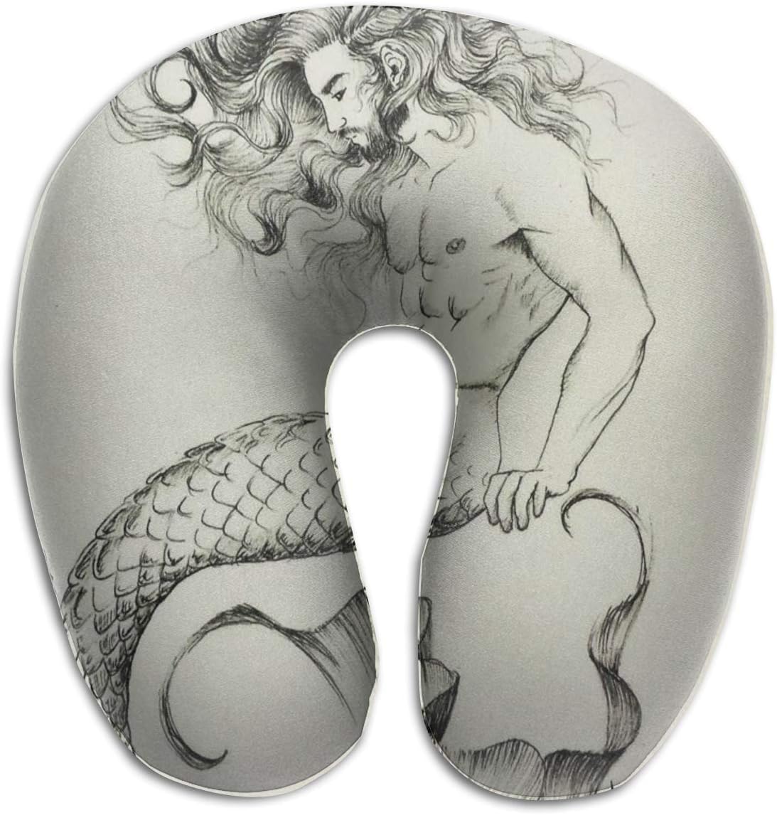 Amazon Com Ccggjpyi Love Merman Sketch Drawing Travel Neck Pillow Compressible Memory Foam Pillow Ergonomic Washable Gift For Car Airplane Traveling Home Kitchen New users enjoy 60% off. amazon com