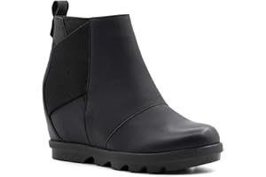 Athlefit Women's Wedge Boots Comfortable Ankle Wedge Booties