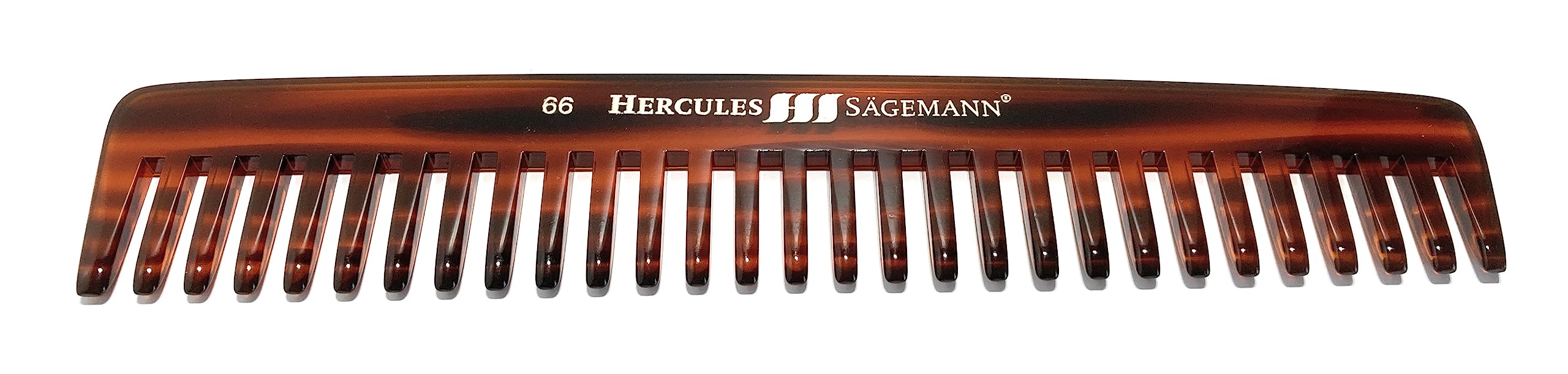 Hercules Sägemann Cellon 66 Highlight Comb Handmade Approx. 18.5 cm Coarse Tooth (66)