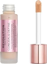 Revolution Beauty Conceal and Define Foundation F5 23ml London view 2