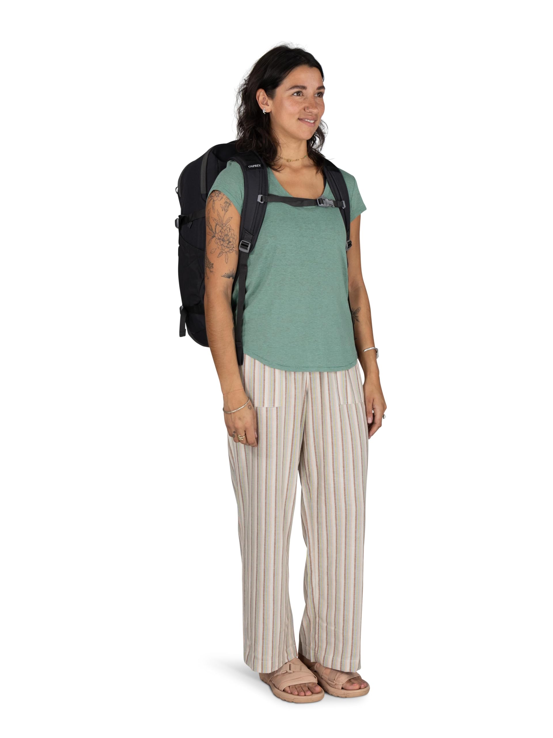 Osprey Daylite 44L Carry-On Travel Pack - Lightweight, Durable Backpack with Streamlined Design - Versatile, Spacious Bag for Weekend Trips or Business, Black