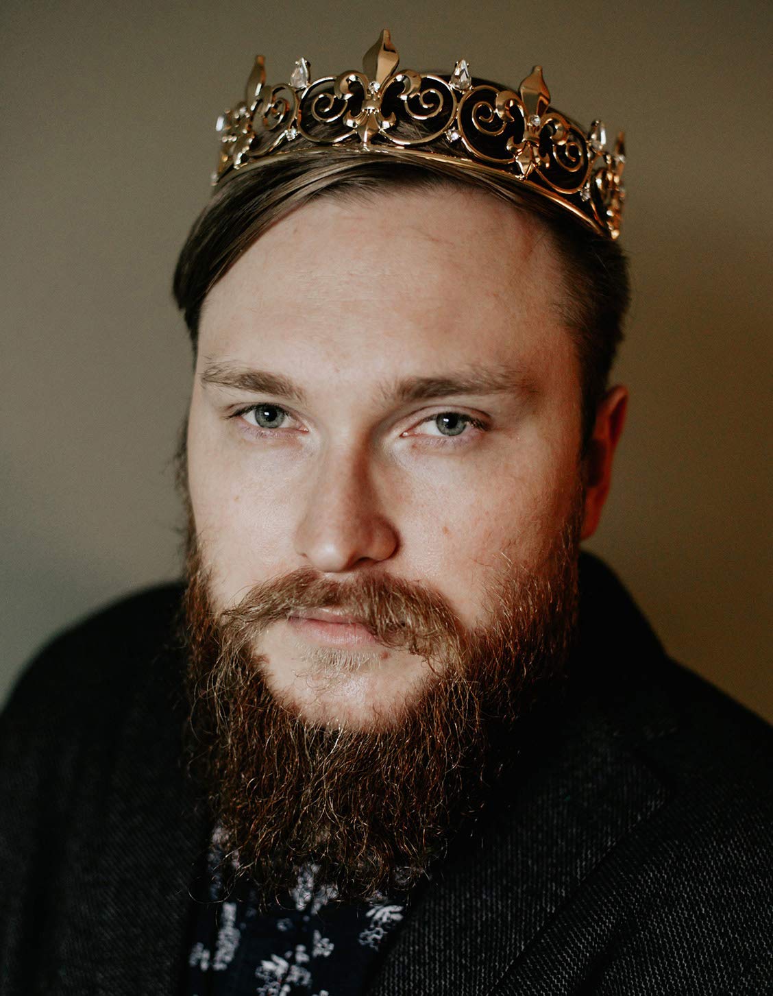SWEETV Royal Full King Crown - Metal Crowns and Tiaras for Men Prom King Party Hats Costume Accessories, Gold: Beauty