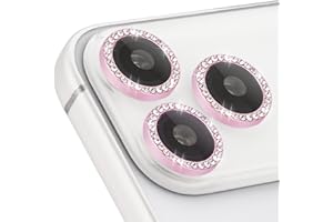 Zevytop Camera Lens Protector for iPhone 17 Pro/17 Pro Max, Individual Tempered Glass Camera Protector with Installation Tray Fit for iPhone 17 Pro/17 Pro Max Diamond Pink