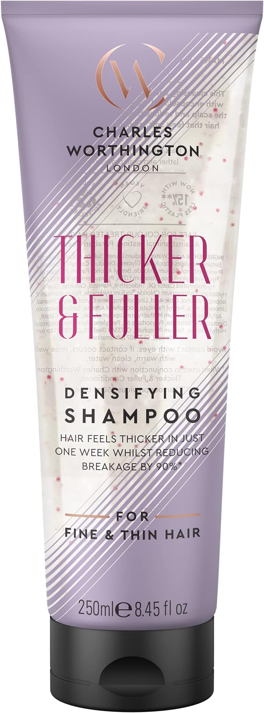 Charles Worthington Thicker and Fuller Densifying Shampoo 250 ml