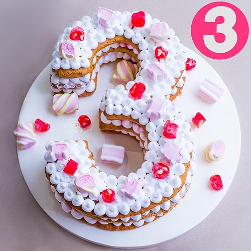 durony 0-9 Number Cake Stencils Large Number Cake Mould Cutting