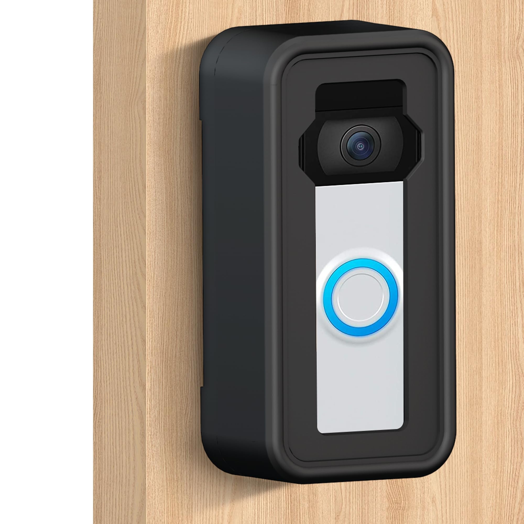 Photo 1 of Adhesive Mount Compatible with Video Doorbell, Strong Adhesive Durable No Drill Mounting Bracket Case Cover Holder for Doorbell