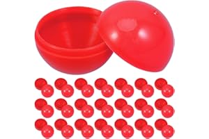 Cabilock 50pcs Plastic Bingo Balls: 3cm Raffle Balls Hollow Game Balls Lost Bingo Ball Replacements Great for Parties