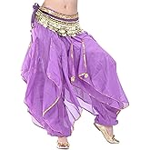 BellyLady Belly Dance Harem Pants Tribal Baggy Arabic Halloween Pants Size M