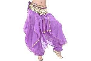 BellyLady Belly Dance Harem Pants Tribal Baggy Arabic Halloween Pants Size M