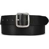 Eddie Bauer Women's Casual Leather Belts with Durable Metal Buckle