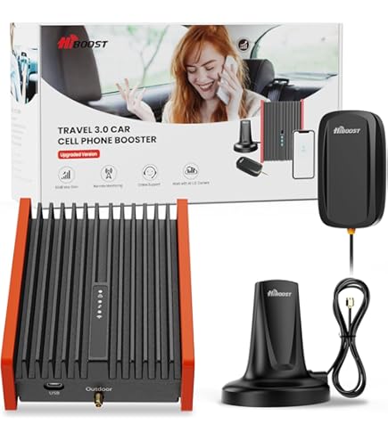 Cell Phone Booster Car Cell Phone Signal Booster 5G/4G LTE